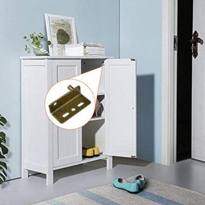 Door Pivot Hinges with Bushing for 8mm Hole, Bronze - color: Bronze