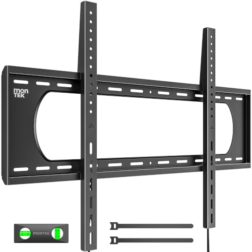 monTEK Heavy Duty Fixed TV Wall Mount for 50-100 Inch TVs up to 220 lb - size: 50-100" Fixed