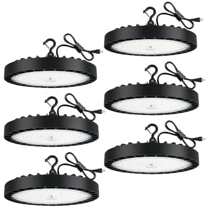 hykolity UFO LED High Bay Light, 200W, 26000LM, 5000K Daylight, 130LM/W - size: 200W