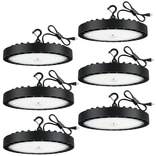 hykolity UFO LED High Bay Light, 200W, 26000LM, 5000K Daylight, 130LM/W - size: 200W