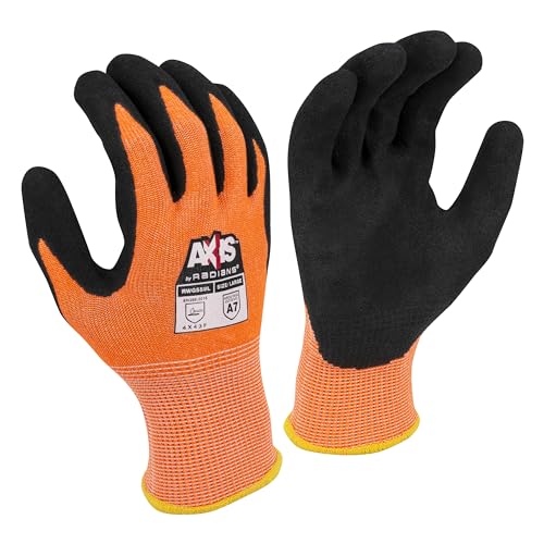 Radians RWG559 Axis Cut Protection Level A6 Sandy Nitrile Coated Palm Glove