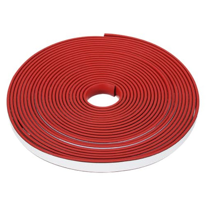 Smoke Fire Seal Strip 19.7 Feet 10mm/0.39" Wx2mm/0.08" T Red - color: Red, size: 19.7 FT x 10mm / 0.39" W x 2mm / 0.08" T