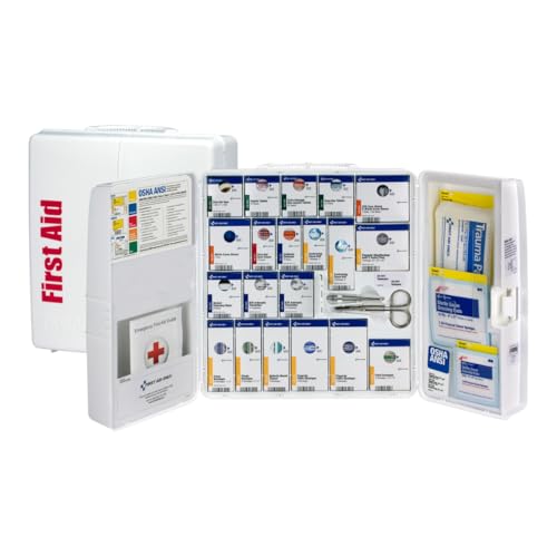 SmartCompliance 50-Person OSHA First Aid Cabinet with Medications