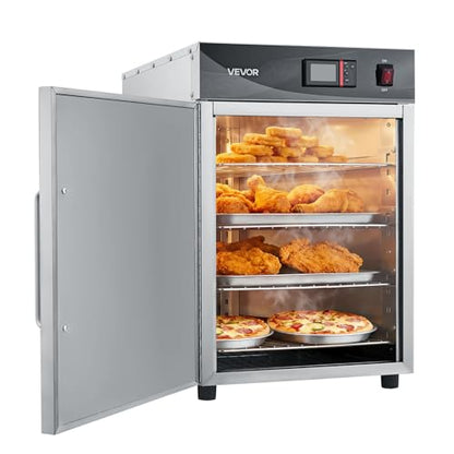 VEVOR Commercial Electric Food Warmer 4 Tier Stainless Steel Single-Door - size: 4 Tier