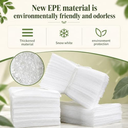 100 Pack Packing Foam Pouches,8 x12IN Shockproof Cushioning Protection - size: 8X12IN-100PCS