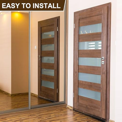 Gisafai 2 Pcs Aluminum Door Sweep, 36 Inches, Brown - color: Brown, size: 36 Inch