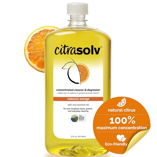 Citra Solv Concentrated Citrus Cleaner & Degreaser, 32 fl oz, 12 Pack - size: 32 Fl Oz (Pack of 12)