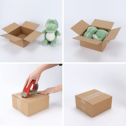CRUGLA 40 Packs 8x8x4 Shipping Boxes Corrugated Cardboard Boxes Mailers Shipping Box for Packaging Small Business - size: 8x8x4 Inch