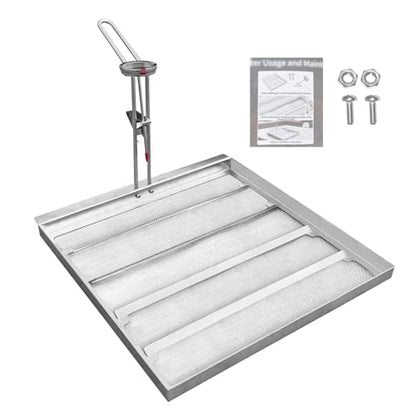 Commercial Deep Fryer Filter–13.75" x 13.6" Stainless Steel 550 Micron - size: 13.75*13.6