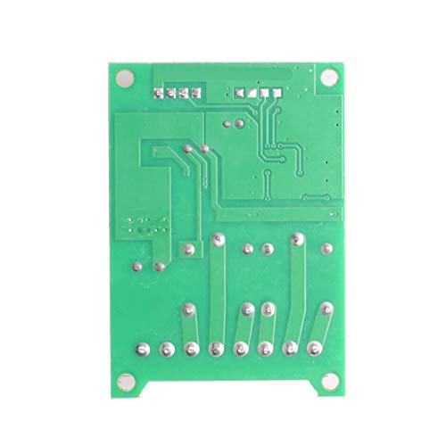 DC 12V 24V 36V 48V Wide Voltage RF Wireless Remote Light Switch 2 Channel 433Mhz Wireless Receiver with Transmitter, 12-48V Momentary 10A Relay Switch for Widely Used Home Smart