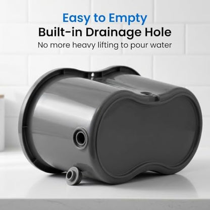 Spin Mop and Bucket System, 360° Rotating Wet & Dry Mop with Stainless Steel Handle, Includes 4 Washable Microfiber Mop Heads, Self-Wringing Floor Cleaning Set for Hardwood, Tile, Laminate