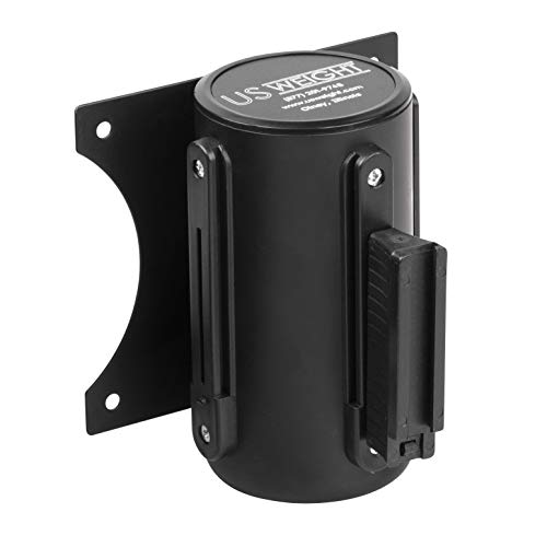 US Weight Wall Mount with Retractable Belt – 13' Caution,U2501CAU - color: Caution, size: 13'
