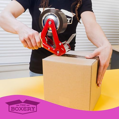 The Boxery 2" x 110 Yards Tan Packing Tape – 36 Roll Carton – Strong Industrial Grade Adhesive for Shipping, Moving & Packaging – Heavy Duty 2.2 Mil Box Sealing Tape - color: Tan, size: 2"x110 yds - 2.2 mil.