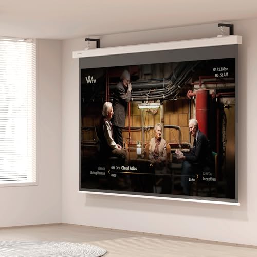 XINLEI Universal Projector Screen Wall Mount L-Brackets Hanging Ceiling Mount, 6 inch Adjustable Extension with Hook for Home Projector and Movie Screens, Hold up to 66 lbs, Black PRL003B - color: Black