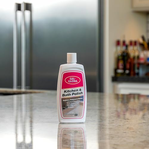 Gel-Gloss Home Kitchen & Bath Polish - Carnauba Wax Formulation, 16 oz.
