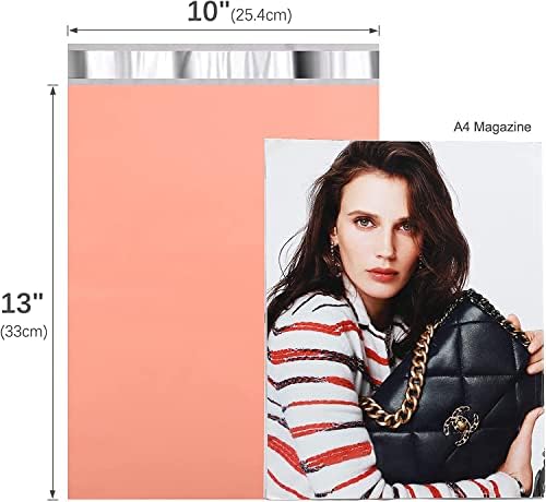 Metronic 10x13 Poly Mailers 300Pcs, Bulk Shipping Bags for Small Business - color: Peach Pink, size: 10x13 300PC