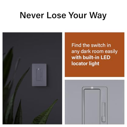 Legrand Radiant 0-10V LED Dimmer Light Switch, White, 1-Pack - color: Led