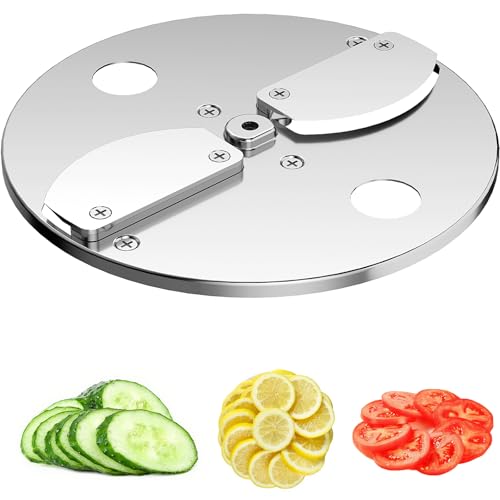 4-In-1 Electric Vegetable Chopper Blade Accessory, Slicing Blade Assembly, Replaceable Blade for GJ817 - size: Slicing Blade Assembly
