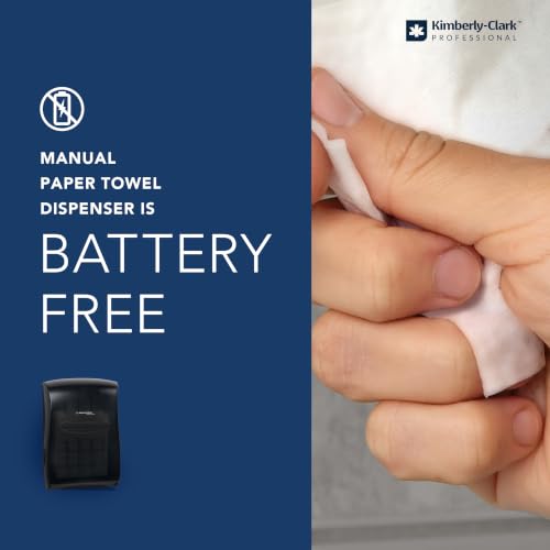 Kimberly-Clark Professional Folded Paper Towel Dispenser, Black (09905)