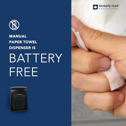 Kimberly-Clark Professional Folded Paper Towel Dispenser, Black (09905)