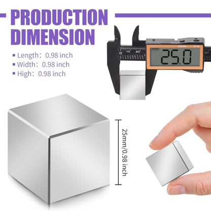 Neodymium Magnet Cube 1" (25 mm) – High-Strength Rare Earth Block for Engineering, Fabrication, Testing & Industrial Holding Tasks