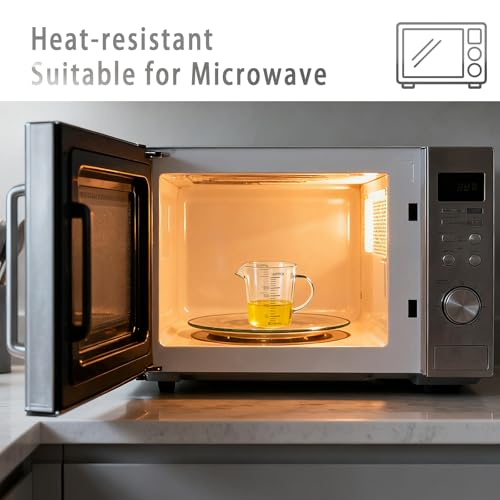 BCnmviku Glass Measuring Cup 250ml 1Cup High Borosilicate [Insulated Handle | V-Shaped Spout]For Prepping Baking and Cooking Preheated Oven Dishwasher Freezer and Microwave Safe - size: 250ml