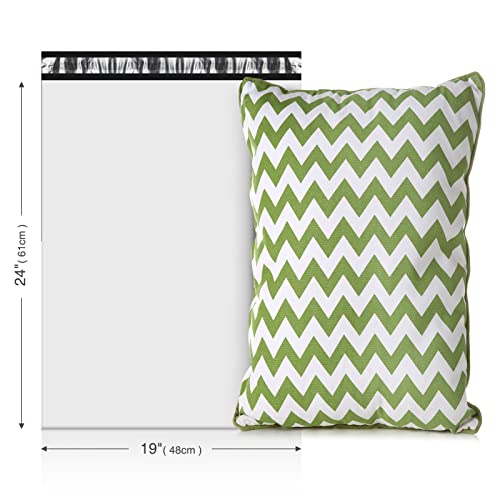 Metronic Large Poly Mailers 19x24 100 Pack, White Self Seal Shipping Bags - color: White, size: 19x24 100PC