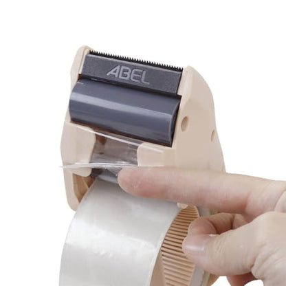 ABEL EVO Packing Tape Dispenser, Light Pink, 2 Inch Wide Ergonomic Tape Gun for Packing Boxes, Shipping Moving Mailing Box Sealing Carton Packaging, Lightweight Hand-held Heavy Duty Tape Cutter - color: Light Pink