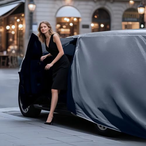 Ford F-150 Truck Cover Custom Fit 1997-2026 Super Cab Short Bed(6.5') with Door Zipper, 10 Layers Outdoor Pickup Truck Cover Waterproof All Weather, Car Tarp for Wind Dust Sun etc Protection. - size: Custom fit Ford F-150 Super Cab SB