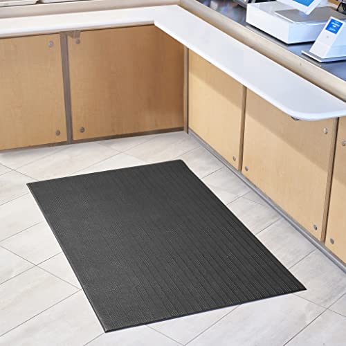 Consolidated Plastics Softstep & Ultra Sponge Anti-Fatigue Floor Mat, Thick Heavy Duty Commercial Grade Support for Leg and Back Pain, Ergonomic Standing Comfort (3' x 5' – 3/8" Thick) - size: 3' x 5' – 3/8" Thick