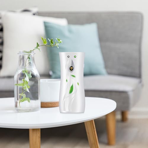 Threlaco 2 Pcs Automatic Air Freshener Spray Dispenser, 6.2 oz,White - color: White