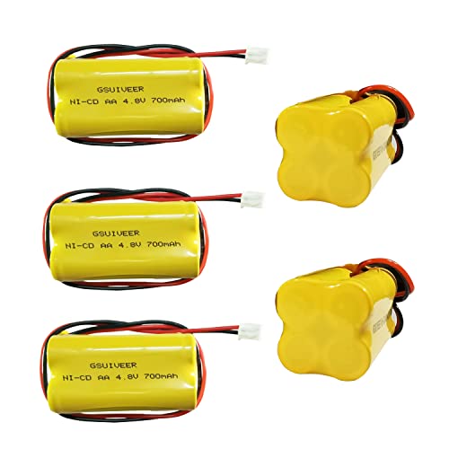BL93NC487 BL93NC484 BAA48R Ni-Cd 4.8V 700mAh Exit Sign Emergency Light Battery Replacement (8 Pack)