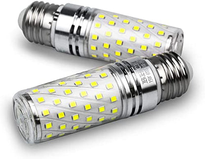 E26 LED Corn Bulbs 15W, 6000K Daylight White, 1500LM, Edison Screw Bulbs, 120W Incandescent Bulbs Equivalent, Pack of 4 - color: E26 Daylight White