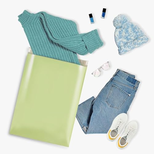 Metronic Poly Mailers 19x24 500PC Shipping Bags for Clothes Small Business - color: Avocado Green, size: 19x24 500PC
