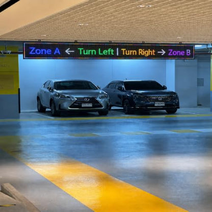 P10 Programmable Scrolling LED SIGN 115"×14" LED Display, 4000cd/m³ High Brightness led Display with WIFI+USB, Waterproof Outdoor Digital Sign Screen, SMD Technology Open Sign for Advertising Advertising - size: P10 115*14 INCH