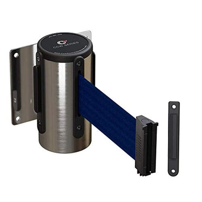 CCW 11 Ft Retractable Belt Barrier - color: Navy Blue