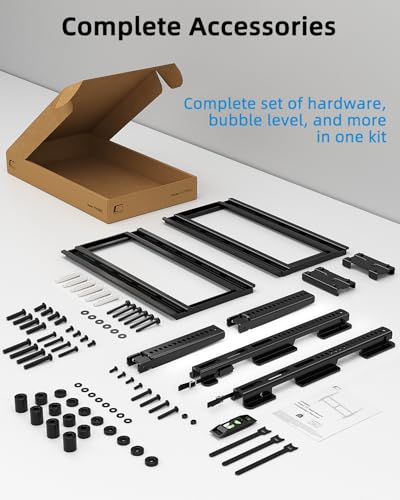 HOME VISION Ultra Slim Fixed TV Wall Mount 40-100", VESA 800x600, 200 lbs - size: 40-100 Inch