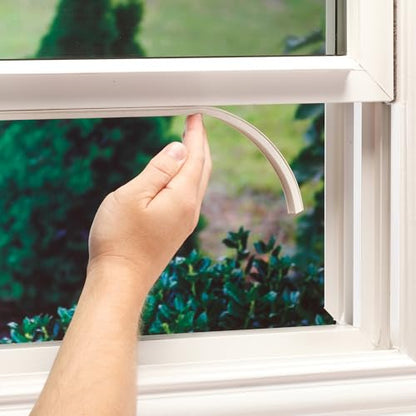MD Building Rubber Window Seal for Large Gaps, White, 10ft - color: White, size: 5/16 in. x 19/32 in.