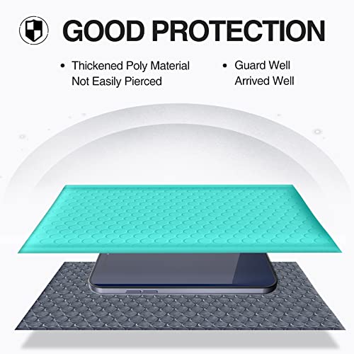 UCGOU Bubble Mailers 4x8" Teal 100 Pack Usable Size 4x7" Padded Envelopes - color: Teal, size: 4x8" 100PC