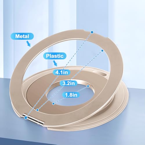 Tablet Ring Holder - Adjustable Universal Tablet Hand Strap Holder Stand - color: Gold