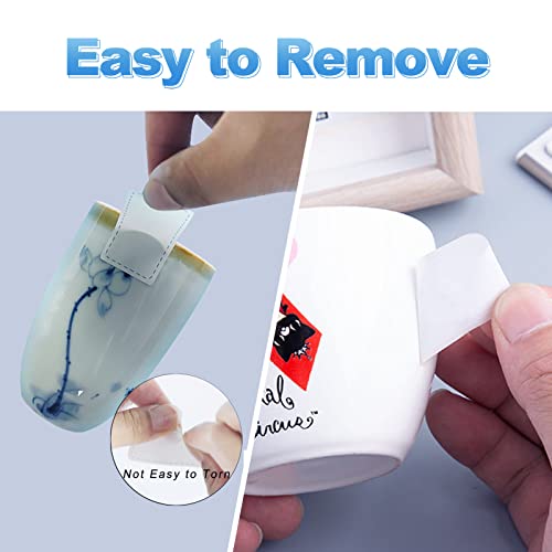 300pcs Removable Freezer Labels, Yoget 1 x 2 Inch Food Storage Stickers, Refrigerator Freezer Paper Label Easy Clean Leaves No Residue, Blue Food Labels Roll - style: 1''x 2'' Blue