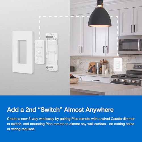 Lutron Caseta Diva Smart Dimmer Starter Kit; Dimmer, Hub, Remote, & More - color: White, size: 1 Pack, style: Smart Dimmer Hub Kit