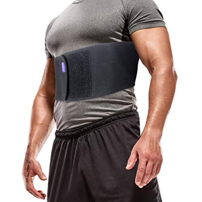 Everyday Medical Broken Rib Brace for Men & Women - Bamboo Charcoal Rib Protector, Post-Surgery Chest Compression Wrap for Cracked, Fractured, Dislocated, Broken or Bruised Ribs - Large - size: Large (Pack of 1)