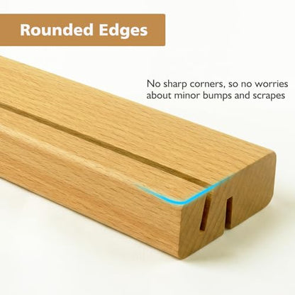 Comix 8.5x11 Inches Acrylic Sign Holder with Wood Base, 3 Pack Flyer Holder - size: 3 Pack 8.5x11 inches (T/L)