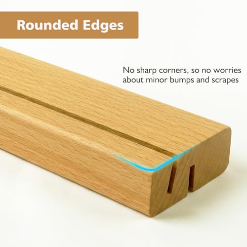 Comix 8.5x11 Inch Acrylic Sign Holder with Wood Base, 12 Pack Flyer Holder - size: 12 Pack 8.5x11 inches (T/L)