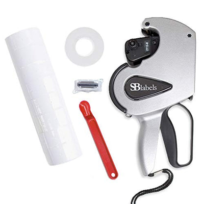 SBLabeler Date Gun Product Bundle/One Line Date Gun, Labels, Inker, Label Peeler / 8-Digit Dating Gun - size: Bundle, style: 1-Line