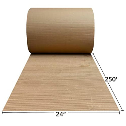 Corrugated Wrap 24" x 250' x 1/8" Thick - size: 24-Inches
