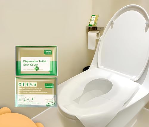 Toilet Seat Covers, 20-Pack Disposable Flushable Travel Covers