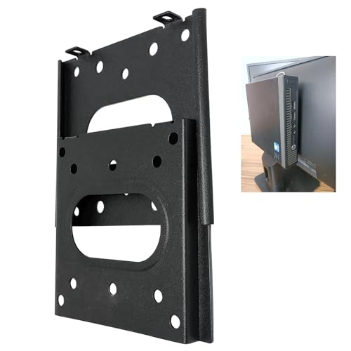 Computer Wall Mount Mini PC VESA Mount TV Monitor Brackets Easy Desk Compatible