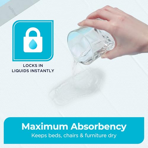Inspire Extra Large Super Absorbent Disposable Bed Pads for Incontinence Ultra Thick and Absorbent Bed Pads Disposable Adult | Puppy Pads | Pee Pads for Adults (Duramax 30" x 36") - size: Duramax 30" x 36"